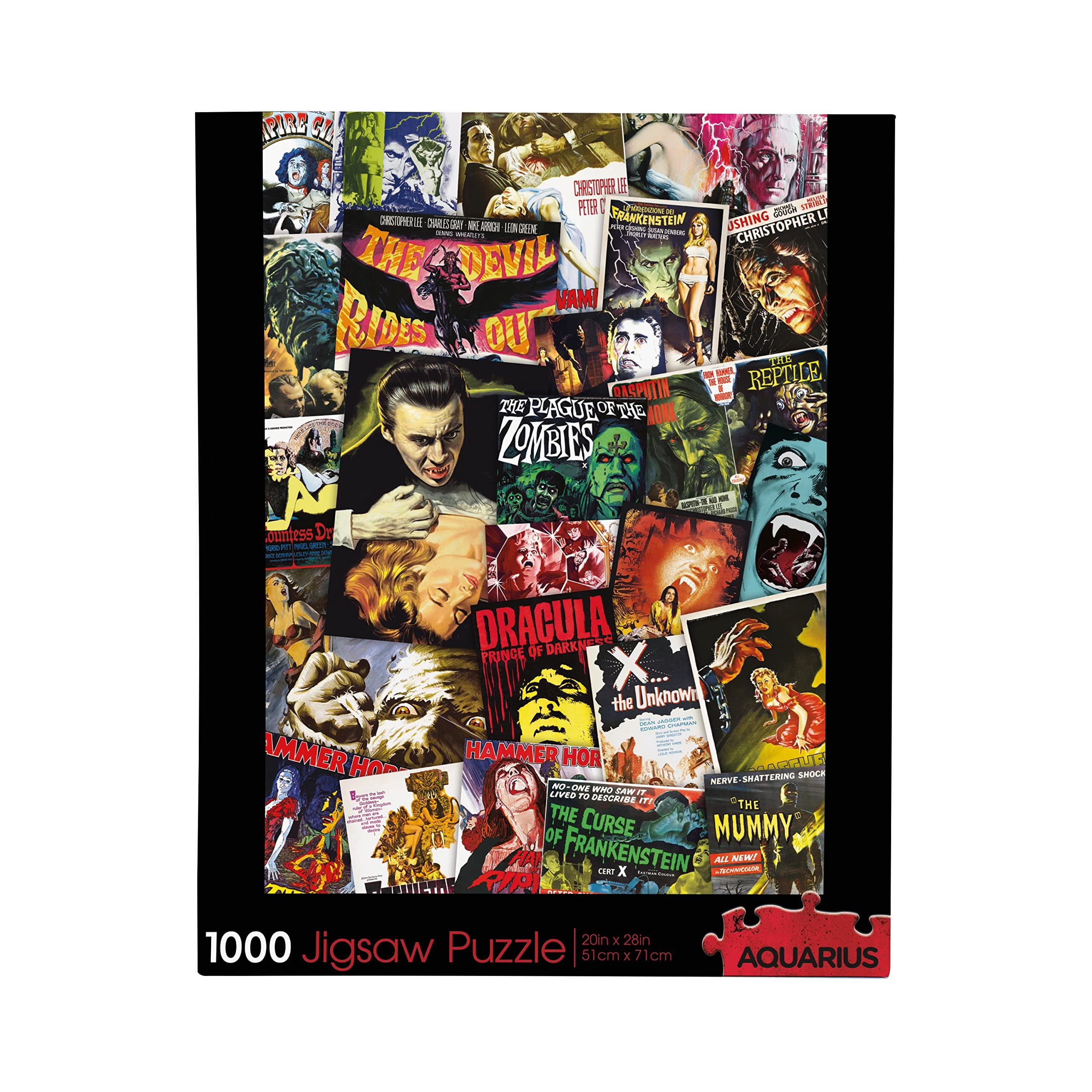 91uwWHFYAbL Hammer Horror Movie Collage Puzzle - Image 1