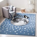 Safavieh Carousel Kids Rug - Light Blue/Grey (5'3" x 5'3" (Square))
