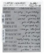 Tim Holtz Crazy Talk Stamps